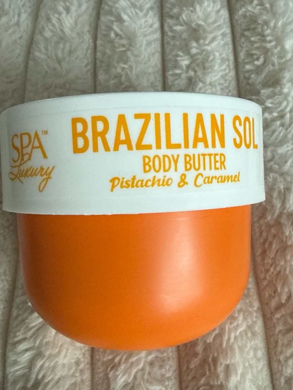 Brazilian Sol Body Butter - Pistachio & Caramel (Orange)
